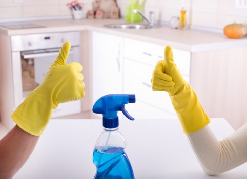 Detailed cleaning of bathroom surfaces during deep cleaning in Brent