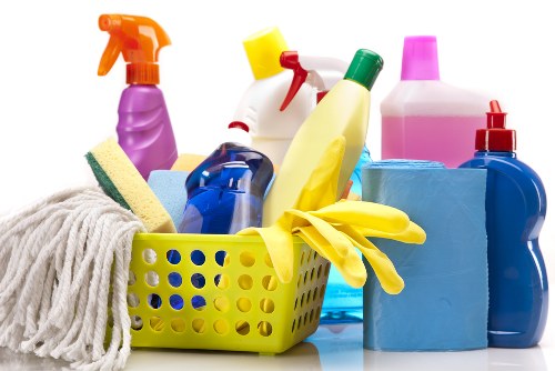 Window cleaning equipment used for safe cleaning in Brent